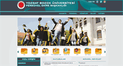 Desktop Screenshot of personel.bozok.edu.tr