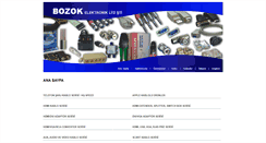 Desktop Screenshot of bozok.com.tr