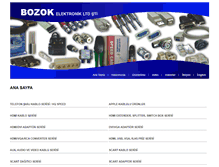 Tablet Screenshot of bozok.com.tr