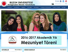 Tablet Screenshot of akdag.bozok.edu.tr